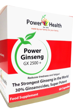 Power Health Power Ginseng GX 2500+ 30's - Super Potent Korean Ginseng Extract 30% Ginsenonides